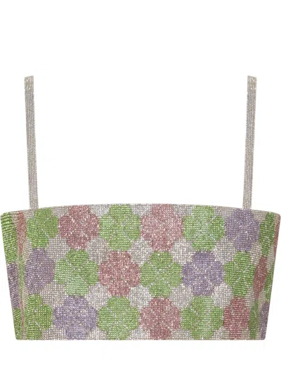 Nué Nue' Mini Rhinestone-embellished Top In Multi