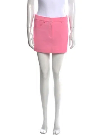 Pre-owned Nué Mini Skirt In Pink