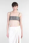 Nué Mirror Top In Gray