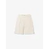 NUE NOTES NUE NOTES WOMEN'S BIRCH JULIANO EMBROIDERED-TRIM COTTON SHORTS