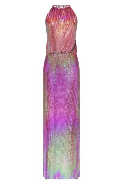 Nué Olympia Dress Maxi In Pink