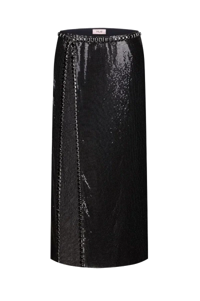 Nué Pixie Skirt Midi In Black
