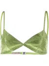 Nué Triangle Bra In Grün