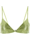 Nué Triangle Bra In Green