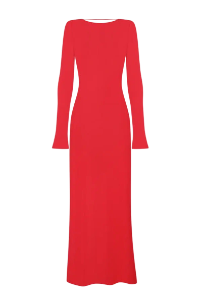 Nué Sabrine Dress In Red