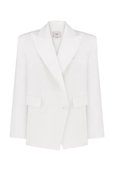 Nué Water Lily Blazer In White