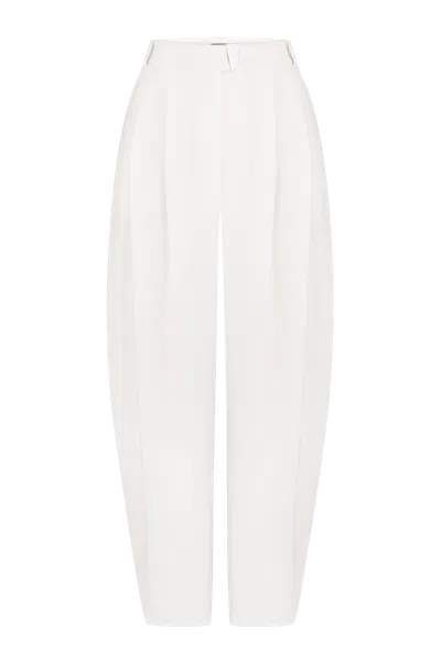 Nué Water Lily Trousers In White