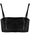 Nué Charlotte Crystal-embellished Top In Black