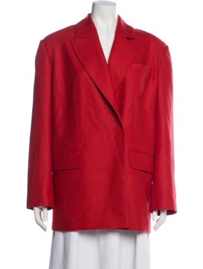 Pre-owned Nué Wool Blazer In Red
