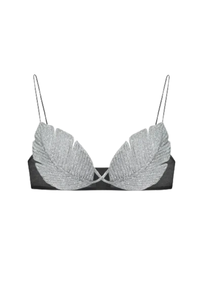 Nué Yasmin Bralette In Silver