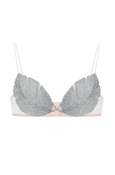 Nué Yasmin Bralette In Silver