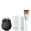 Nuface Mini+ Smart Petite Facial Toning Device Kit In Midnight Black