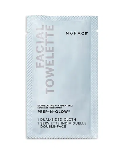 Nuface Prep-n-glow Facial Towelettes, Pack Of 20 In Transparent