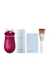 Nuface Trinity+ Smart Advanced Facial Microcurrent Device Kit In Velvet Rose