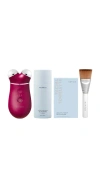 Nuface Trinity+ Smart Advanced Facial Microcurrent Device Kit In Velvet Rose