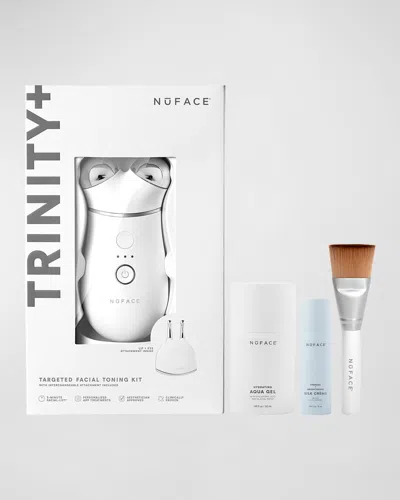 Nuface Trinity+ With Effective Lip And Eye Attachment ($619 Value) In White