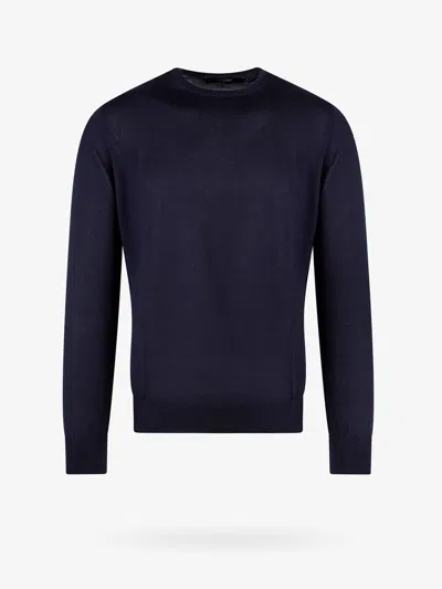 Nugnes 1920 Cashmere And Silk Sweater In Blue
