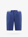 Nugnes 1920 Cotton Blend Bermuda Shorts With Elastic Waistband