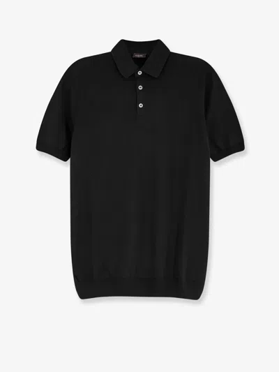 Nugnes 1920 Cotton Polo Shirt In Black