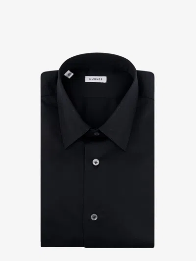 Nugnes 1920 Cotton Shirt In Black