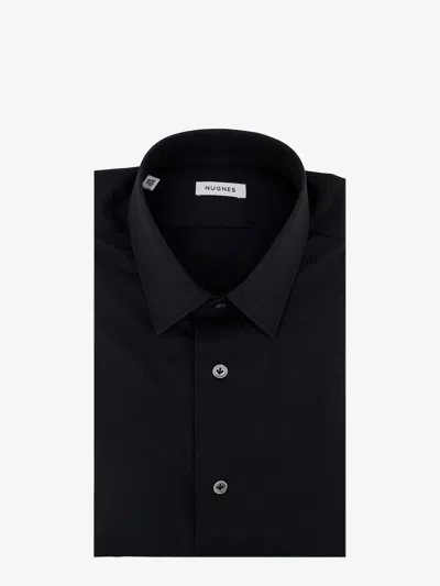 Nugnes 1920 Cotton Shirt In Black