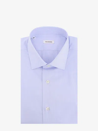 Nugnes 1920 Cotton Shirt In Blue