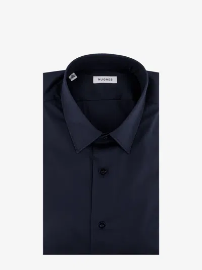 Nugnes 1920 Cotton Shirt In Blue