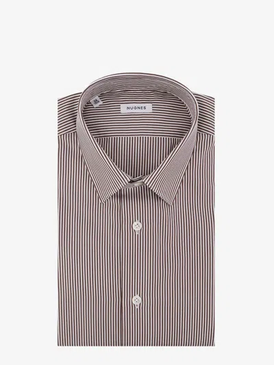Nugnes 1920 Cotton Shirt In Sand