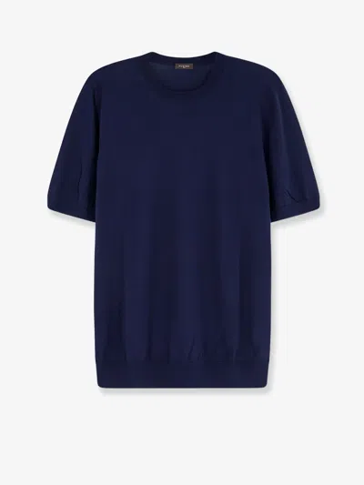 Nugnes 1920 Cotton Sweater In Blue
