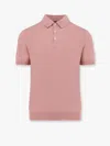 Nugnes 1920 Regular Fit Cotton Polo Shirt In Pink
