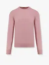 Nugnes 1920 Regular Fit Cotton Sweater In Pink