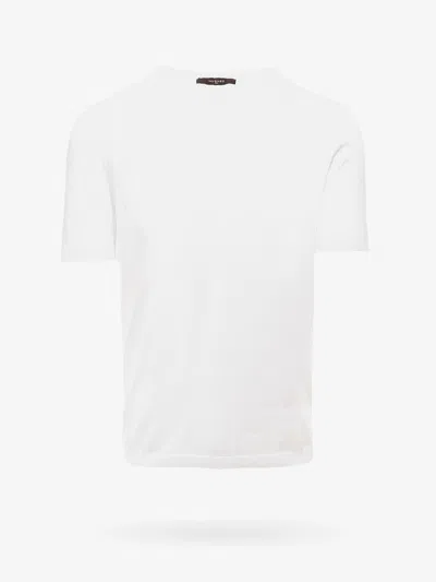 Nugnes 1920 Regular Fit Cotton Sweater In White