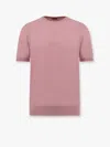 Nugnes 1920 Regular Fit Cotton Sweater In Pink