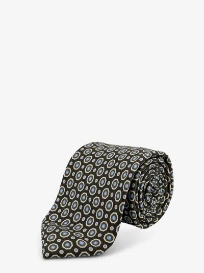 Nugnes 1920 Silk Tie In Black