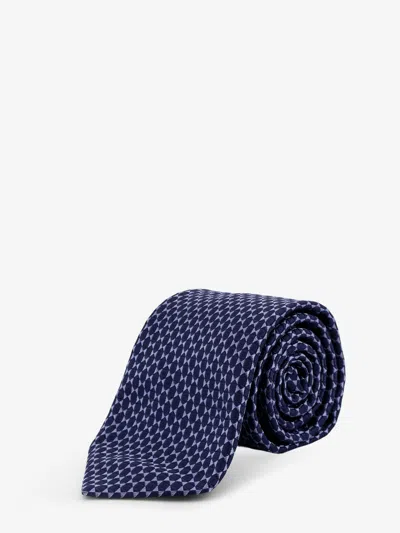 Nugnes 1920 Silk Tie In Blue