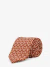 Nugnes 1920 Silk Tie In Orange