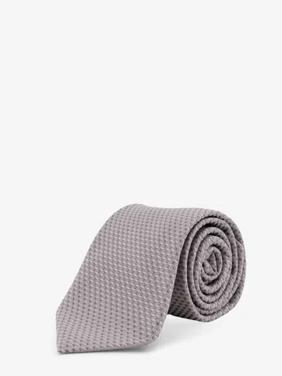 Nugnes 1920 Silk Tie In Gray