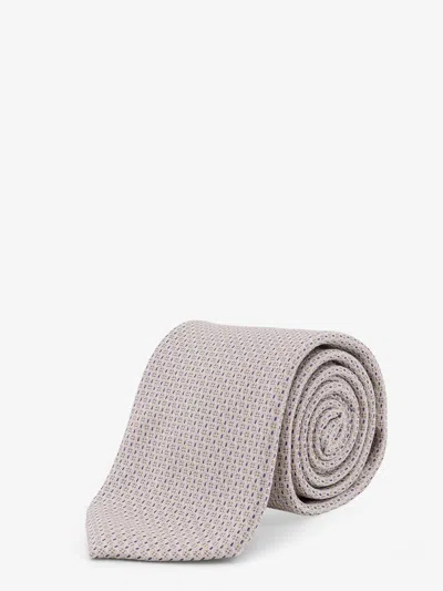 Nugnes 1920 Silk Tie In Gray