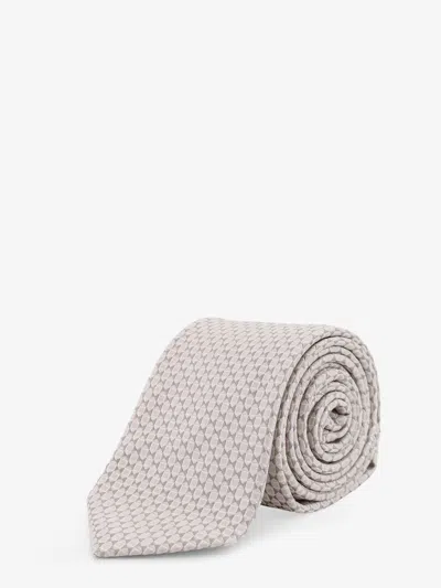Nugnes 1920 Silk Tie In Gray