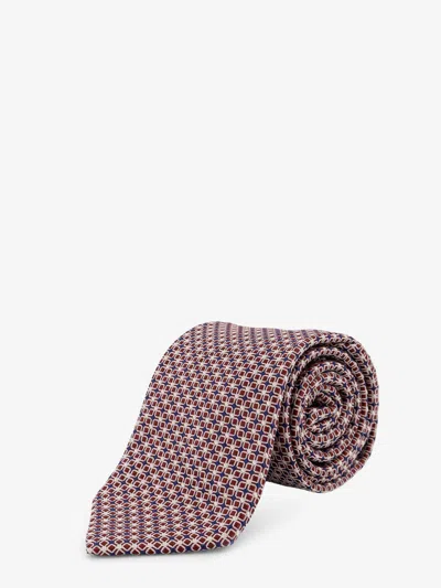 Nugnes 1920 Silk Tie In Red