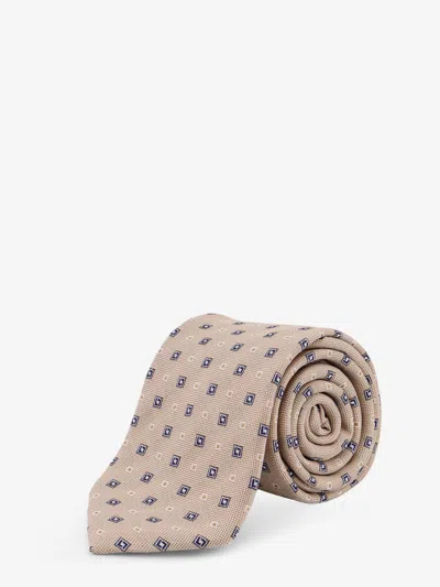 Nugnes 1920 Silk Tie In Sand