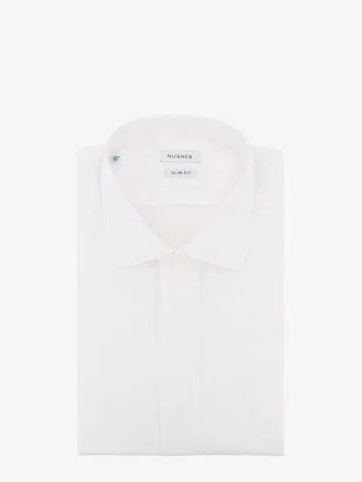 Nugnes 1920 Slim Fit Cotton Shirt In Multi
