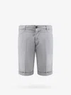Nugnes 1920 Stretch Cotton Bermuda Shorts With Multicolor Detail