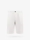 Nugnes 1920 Stretch Cotton Bermuda Shorts With Multicolor Detail