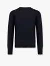 Nugnes 1920 Cotton Sweater With Contrasting Profile In Blue
