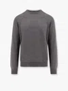 Nugnes 1920 Virgin Wool Basic Sweater In Gray