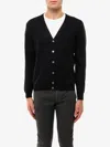 Nugnes 1920 Virgin Wool Cardigan In Black