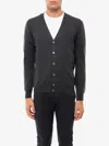 Nugnes 1920 Virgin Wool Cardigan In Grey