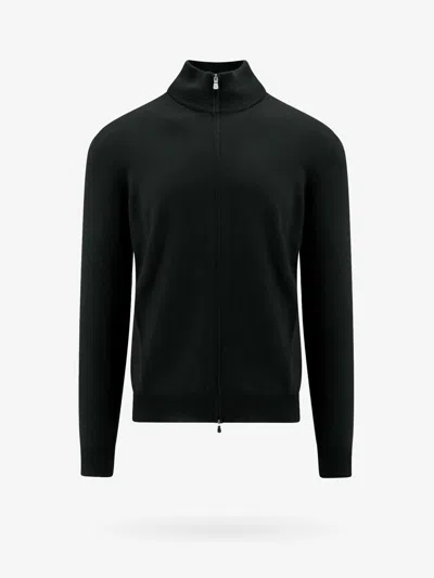 Nugnes 1920 Virgin Wool Cardigan In Black