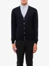 Nugnes 1920 Virgin Wool Cardigan In Blue